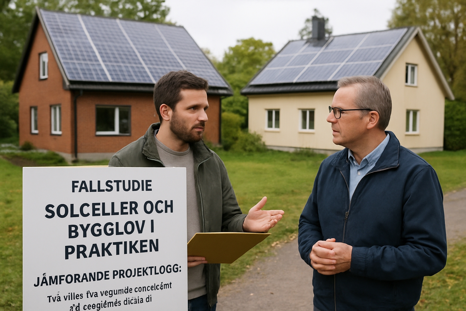 Jämförande projektlogg: två villor, två vägar till solcellsdrift och godkända tillstånd post thumbnail image